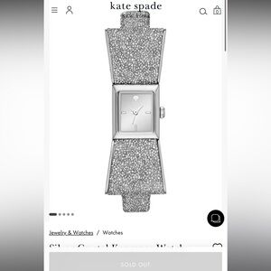 Kate Spade Swarovski bow watch🎀